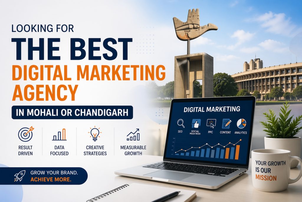Looking for the Best Digital Marketing Agency in Mohali or Chandigarh
